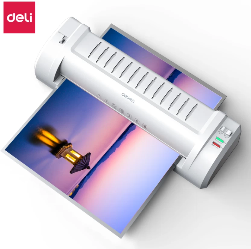 DELI Stationery A3 Laminator Maximum Laminating: Speed: 300mm/Min 13 inch Lamination Machine